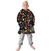 Gifts Treat Felpa Oversize Bambini Ragazza Felpa Bambino Felpa Sherpa Soffitto Coperta Felpata con Cappuccio Morbida Calda, Canguri，2-4 Anni