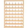 VILLCASE Porta Rocchetti in Legno Supporto Compatto da Tavolo per 48 Bobine Organizzatore per Fili da Cucito Ricamo Maglieria Uso Domestico 16.93X12.01X1.38In