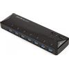 StarTech Hub USB 3.0 a 7 Porte con Porte di Ricarica Dedicate - 5Gbps - 2 Porte x 2,4 Amp - ST93007U2C