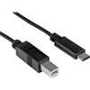 Cavo adattatore USB 3.1 Type-C to USB 2.0 Maschio tipo B, 1 metro - XCTC-U2B100