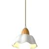 TCHAUSGZOZ Lampada a sospensione vintage in ceramica bianca for lavello della cucina, lampada a sospensione rustica regolabile, lampadario a soffitto retrò for tavolo da pranzo