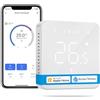 Meross Termostato WiFi, Termostato Smart per Caldaia, Cronotermostato, Termostato da Parete Intelligente per Apple HomeKit, Alexa e Google Assistant, Funzione Programmazione, LED Digitale Touchscreen