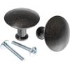 Ikea Hedra 500.461.52 - Maniglie per mobili in alluminio, 32 mm, 2 pezzi, colore: Antracite
