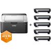 OFFICE BROTHER HL-1212W BUNDLE CON 5 TONER HL-1212WB