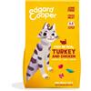 Edgard & Cooper Alimento Secco Grain Free Tacchino e Pollo Freschi per Gatti Adulti, 325-g