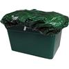 Sackmaker Boxhat - Copertura per Scatola Riciclaggio Blu O Verde, Coperchio Laminato Impermeabile per Riciclaggio Laterale, Elastico Sigillato e Cravatta (Verde)