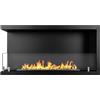 Divina Fire Camino a bioetanolo da incasso ad angolo biocamino angolare 90x45 SUTRI 90 SX