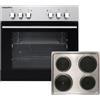Respekta Set forno e fornelli da incasso in acciaio inox/Vano cottura da 59 litri / 6 livelli di cottura/Piano cottura con piastra per cottura istantanea / 3 modalità di cottura / EB6000SETIXN