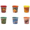 Excelsa Aboriginal Set 6 Bicchierini da Caffè, Porcellana, Capacità 90 Ml., Decori Assortiti