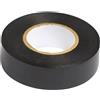 RAYTECH Colore Nero, Dimensioni 19 mm x 25 mt x 0.13 mm, CONFEZIONE 1 *** Nastro isolante in pvc autoestinguente raytech per impianti elettrici e cablaggi