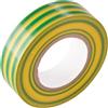 RAYTECH Colore Giallo/Verde, Dimensioni 15 mm x 10 mt x 0.15 mm, CONFEZIONE 1 *** Nastro isolante in pvc autoestinguente raytech per impianti elettrici e cablaggi