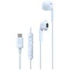 JVC HA-FR17UC-A - Auricolari USB-C tipo Bud con DAC integrato che riduce rumore e migliora l'audio, ideali per musica, smart working e lezioni online; leggeri e comodi - Azzurro