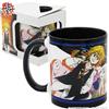 ABYSTYLE THE 7 DEADLY SINS OFFICIAL MUG EDITION : MELIODOS, ELISABETH E HAWK | TAZZA IN CERAMICA IDEA REGALO NERD E GAMER