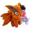 Naruto Shippuden Kurama Peluche 90cm NARUTO SHIPPUDEN Anime Volpe Nove Code Gigante XXL