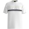 BOSS per uomo. 50550113 Maglietta bianca Iconic Zone [3250684], Bianco, Casual, Cotone, Manica corta