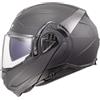 LS2, Casco Moto Modulare ADVANT II SOLID Concrete, S