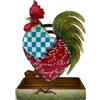 PALAIS ROYAL Porta Zampirone Animali Gallo 16x19cm Metallo