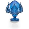 PALAIS ROYAL Pumo Pomo Pugliese Decorazione Vetro H20cm Blu