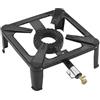 PAPILLON Fornellone a Gas GPL 4 piedi Papillon - Bruciatore in ghisa - Fornello a GPL - 30x30 centimetri