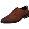 Tommy Hilfiger Signature Hilfiger Lth Shoe FM0FM04216, Derby Uomo, Marrone (Winter Cognac), 40 EU