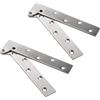 TopHomer 2 cerniere girevoli per porte, 180 gradi, in acciaio inox, pieghevoli, per armadietti (150 mm)