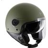 Tucano Urbano casco jet El'Mettin 6.0 - Verde Airborne opaco