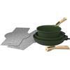 COOKUT Kit Cucina con Manico Amovibile Felce