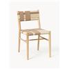 Westwing Collection Sedia in legno di frassino Mani