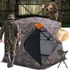 VEVOR Tenda da Caccia, per 4-5 Persone a 270°, Tenda da Caccia Portatile Resiliente, per Caccia al Tacchino e al Cervo con Borsa da Trasporto, Tenda da Caccia Pop Up Rete Trasparente Unidirezionale