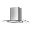 FABER Cappa aspirante a parete TGL a T Faber 90 cm 580m3 acciaio inox e vetro