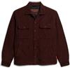 Superdry per uomo. [M4010827A] Giacca in velluto a coste in eccedenza bordeaux, Casual, Cotone