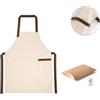 hi!dea™ Grembiuli in cotone canvas con dettagli in metallo HOLM personalizzate o neutre