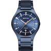 BERING 11739-797 Orologio da uomo al quarzo, orologio da polso con cassa in titanio blu da 39 mm e quadrante blu, cinturino in titanio con elementi in titanio, 5 ATM