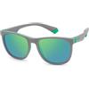 POLAROID KIDS PLD 8049/S Occhiali de sole da uomo Grigio e verde