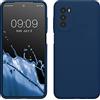 kwmobile Cover per Motorola Moto G52 / Moto G82 5G Custodia - Back Case per Smartphone in Silicone TPU - Protezione Gommata - blu marino