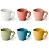 FRATELLI GUZZINI SPA SET 6 TAZZINE CAFFE 21425552 80CC COLORI ASSORTITI