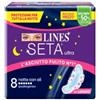 FATER SpA Lines Seta Ultra Notte Con Ali 8 Pezzi