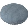 PATIKIL Coprisedili Rotondi, Coprisedili Elastici Lavabili, Cuscino per Sgabello, Coprisedili Elastici per Sedie da Bar adatti a Sedie da 36-45 cm, Grigio Scuro