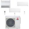 Mitsubishi Climatizzatore Condizionatore Mitsubishi Pavimento Serie M MFZ-KT + parete MSZ-AY Trial Split Inverter 12000 + 12000 + 12000 BTU con U.E. MXZ-4F80VF NOVITÁ Classe A++/A+