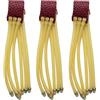 SHARROW 6pcs Caccia Esterna Slingshot Tubo Elastico per Catapulta Antiscivolo in Lattice Elastica di Ricambio Kit (Rosso)