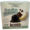 Kontè Capsule Dolce Gusto Solubile Cioccolato Senza Lattosio - Confezione da 16 Capsule