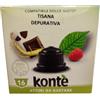 Kontè Capsule Tisana Depurativa Solubile Compatibili Dolce Gusto - Confezione da 16 Capsule