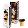 Chocup Mini 30 ml - Bicchieri in Wafer e Cioccolato Fondente (5 Pezzi)