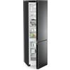 Ⓜ️🔵🔵🔵 LIEBHERR CNbda 5723 Plus NoFrost - Frigorifero combinato con EasyFresh e NoFrost, GARANZIA 10 ANNI INCLUSA originale LIEBHERR, Combinazione frigo-congelatore da libera installazione, acciaio nero, 201,5 x 60 cm, Nuova classe A