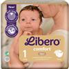 ESSITY Libero Comfort Pannolini Taglia 1 per Bambini (2-5Kg) Confezione da 24 Pannolini