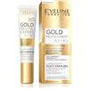 Eveline Cosmetics Luxury Gold Crema-Gel Rassodante per Contorno Occhi e Palpebre - Gold Revita Expert con Acido Ialuronico, Collagene Blu, Proteine della Seta & Olio di Rosa Damascena - 15ml