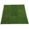 Tyenaza 10 Pezzi Mini Erba Artificiale, 15 * 15cm Mini Tappeto di Erba in Plastica Sintetica Erba Artificiale in Miniatura, Tappeto in Erba Sintetica Micro Paesaggio per Fai-Da-Te Ornamento del Giardino