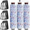 LUXRILIX 3 Pack 1868 CROSS WAVE Brush Replacement and 3 Pack Replacement Filters 1866 for Bissel CrossWave 1785 2306 Vacuum Cleaner Compare to Part # 1608683 160-8683 1608684