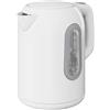 Avilia Teiera Elettrica Girevole 360° - Bollitore Elettrico con Impugnatura Ergonomica e Filtro Rimovibile, Ideale per Tè e Zuppe, 1,7L, 2200W, Bianco