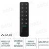Ajax Systems 99968.286.BL1 - Tastiera Wireless Ajax KeyPad Outdoor Nera: Controllo Sicuro e Intelligente